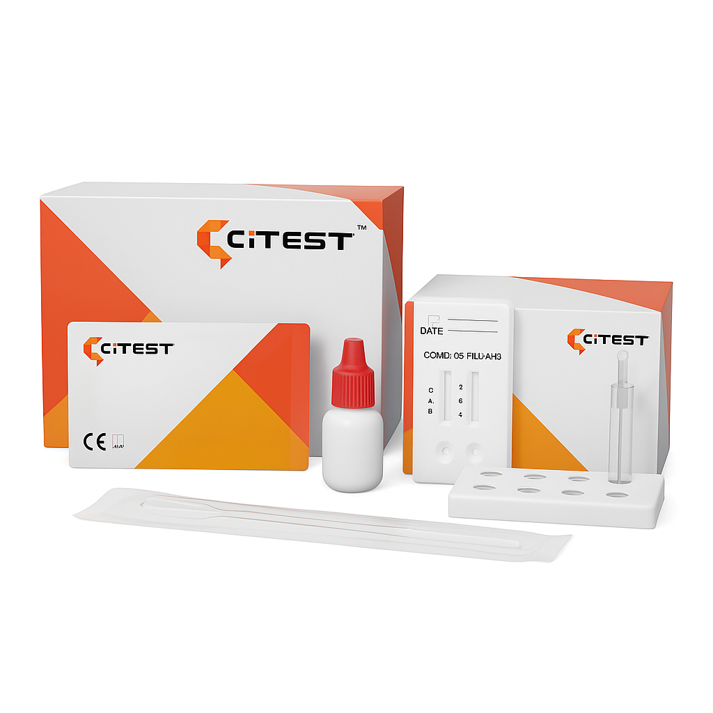 KIT20 - TEST INFLUENZA A/B + COVID-19 EN SECRECIONES NASALES