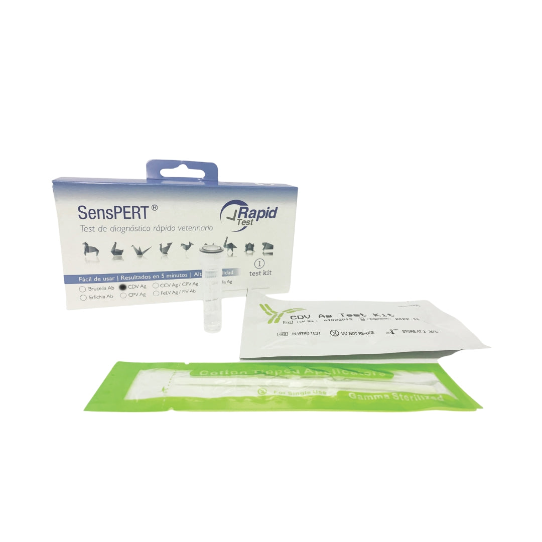 TEST DISTEMPER CANINO EN SECRECION NASAL Y OCULAR