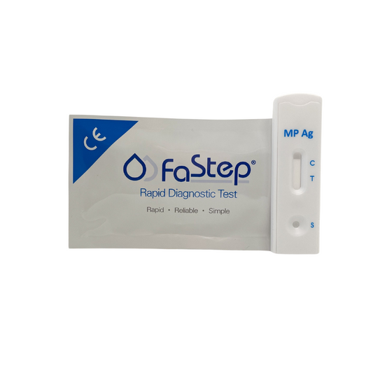 Kit 20 Test Mycoplasma Pneumoniae Nasal - Vista del cassette - RapidTest Chile