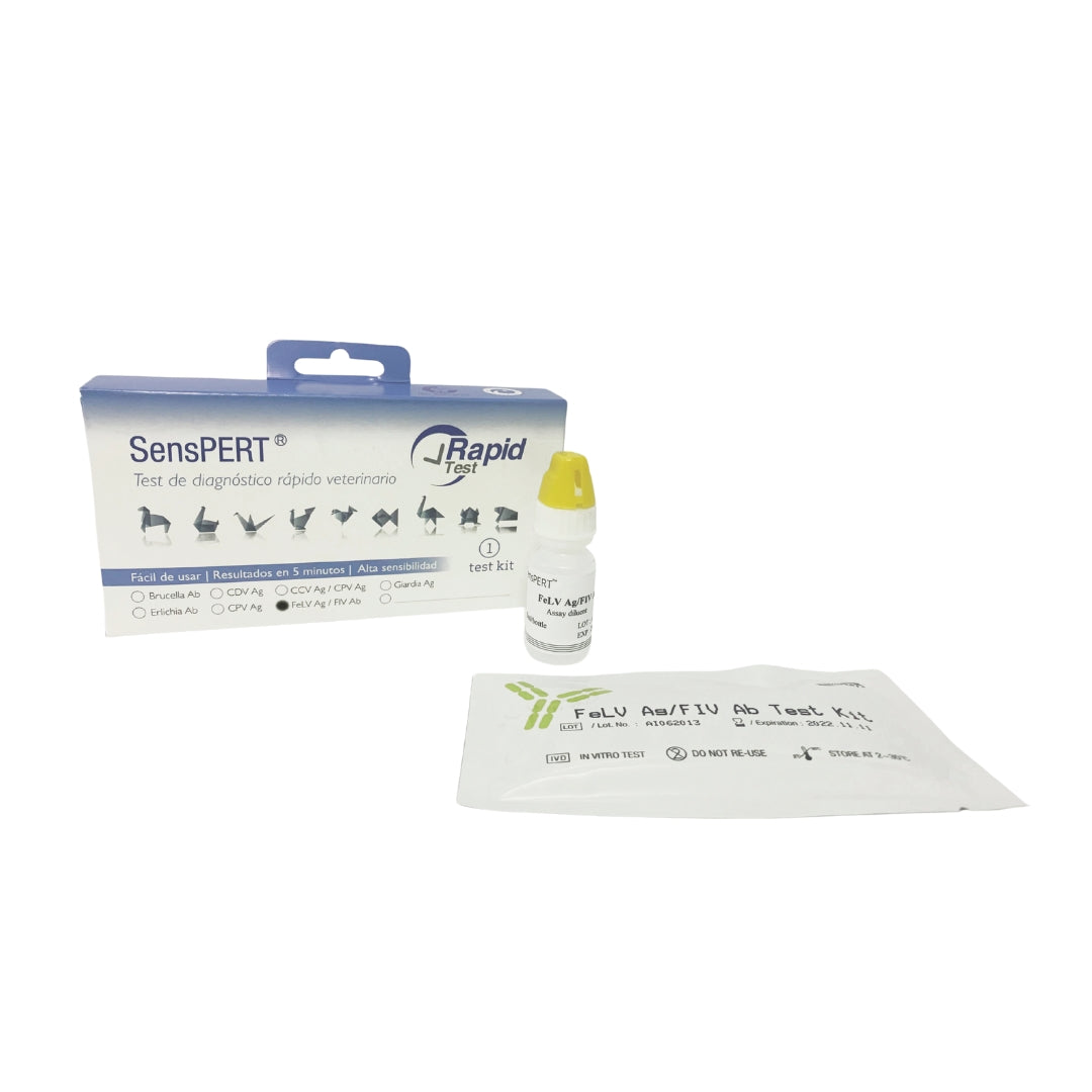 TEST INMUNODEFICIENCIA/LEUCEMIA FELINA EN SANGRE SUERO