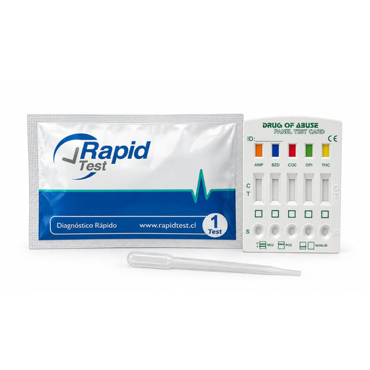 Kit 25 Test Multi 5 Drogas con Gotario - Orina