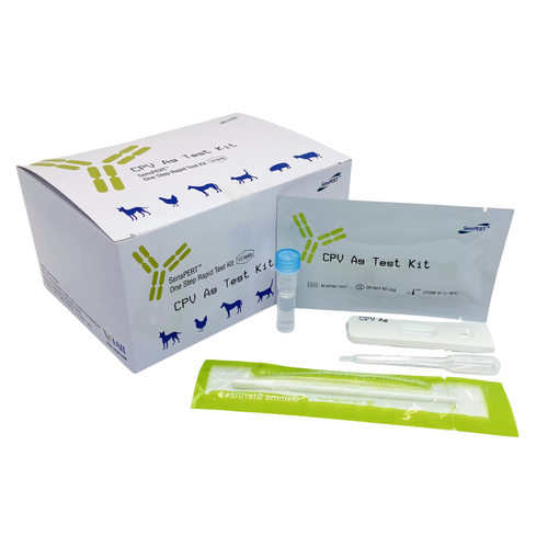 Kit 10 Test Parvovirus Canino - Heces