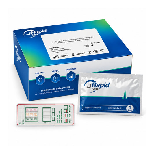 Kit 25 Test Multi 3 Drogas - Orina