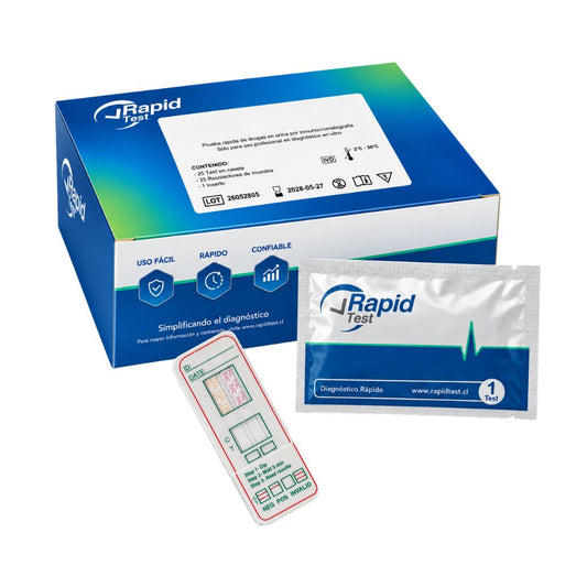 Kit 25 Test Multi 2 Drogas - Orina