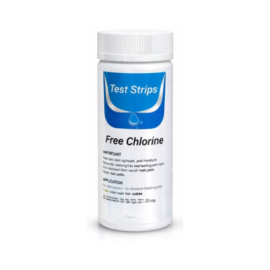 Kit 100 Tiras Cloro Libre Agua - Presentación del producto - RapidTest Chile