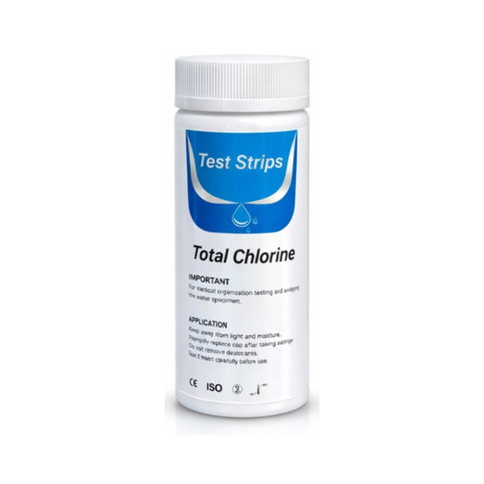 Kit 100 Tiras Cloro Total Agua - Presentación del producto - RapidTest Chile