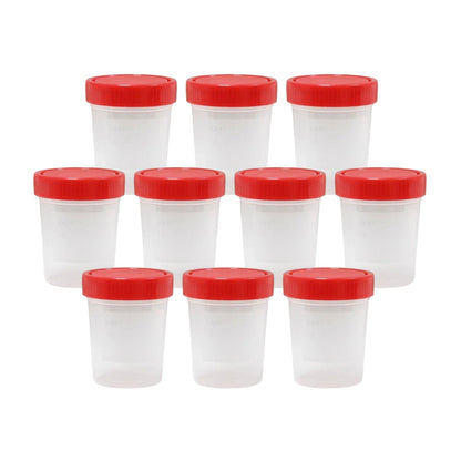 Kit 10 Frascos Toma de Muestra 100ml - Presentación del producto - RapidTest Chile