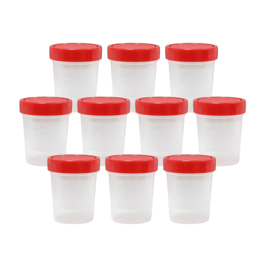 Kit 10 Frascos Toma de Muestra 100ml - Presentación del producto - RapidTest Chile