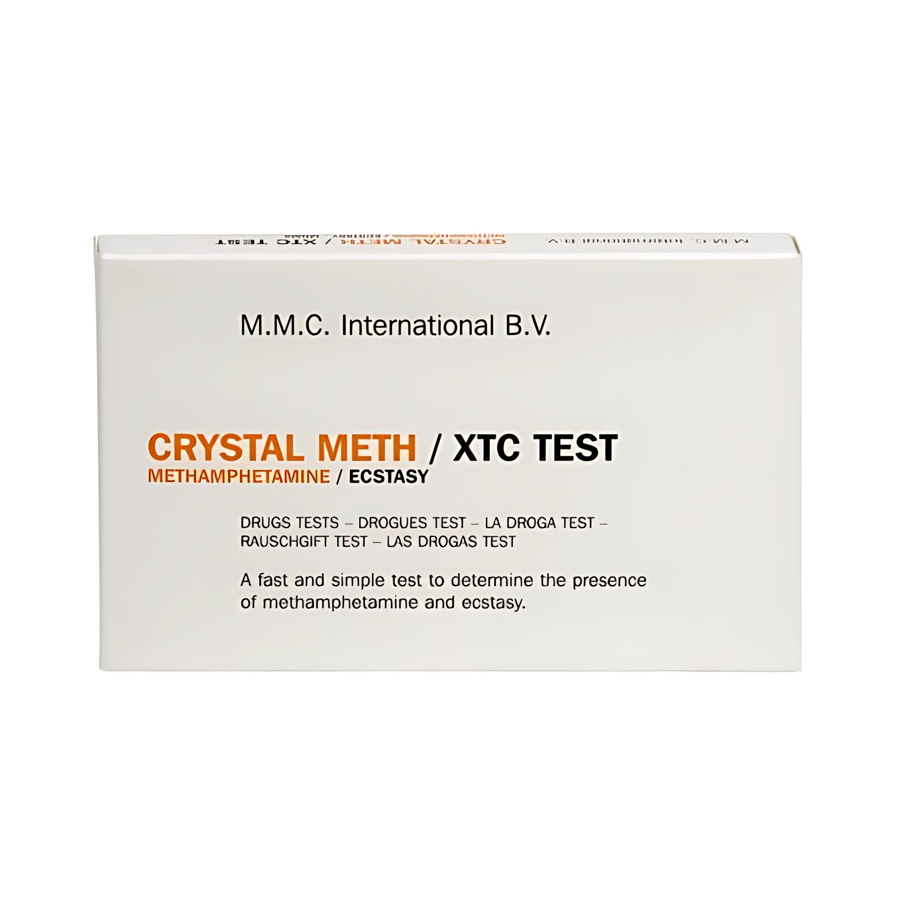 Kit 10 Test Campo Metanfetaminas + Éxtasis - Presentación del producto - RapidTest Chile
