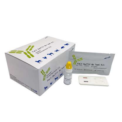 Kit 10 Test Inmunodeficiencia + Leucemia Felina en Sangre - Instrucciones de uso - RapidTest Chile