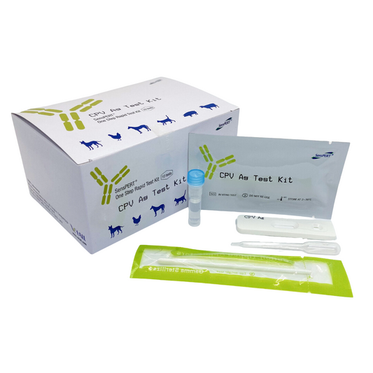 Kit 10 Test Parvovirus Canino en Heces - Presentación del producto - RapidTest Chile