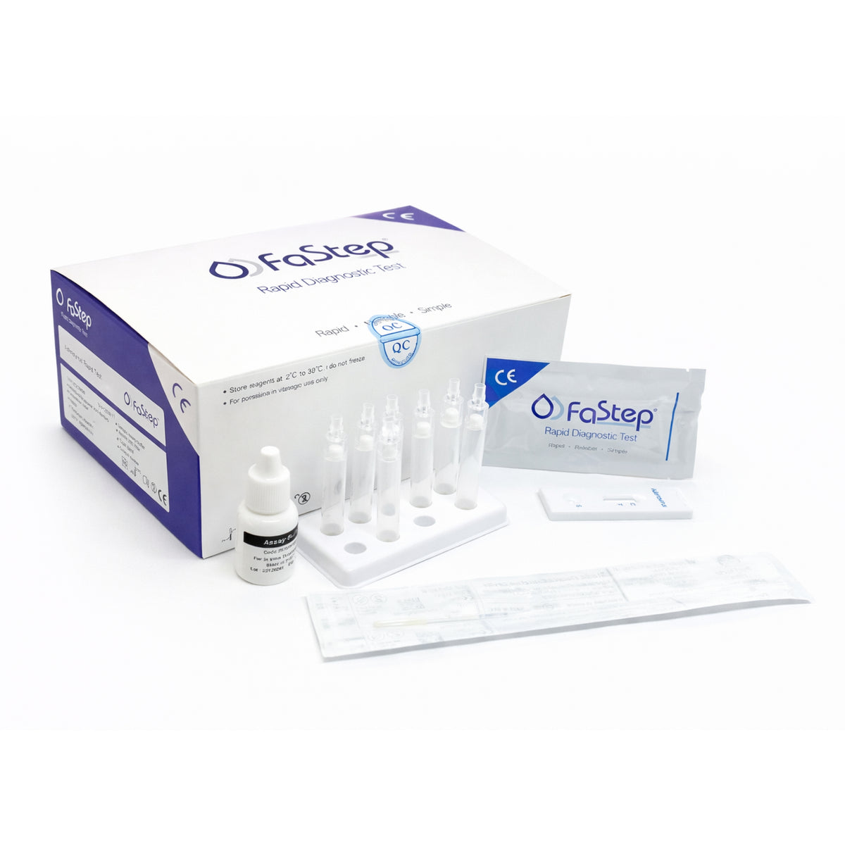 Kit 20 Test Adenovirus Nasal - Presentación del producto - RapidTest Chile