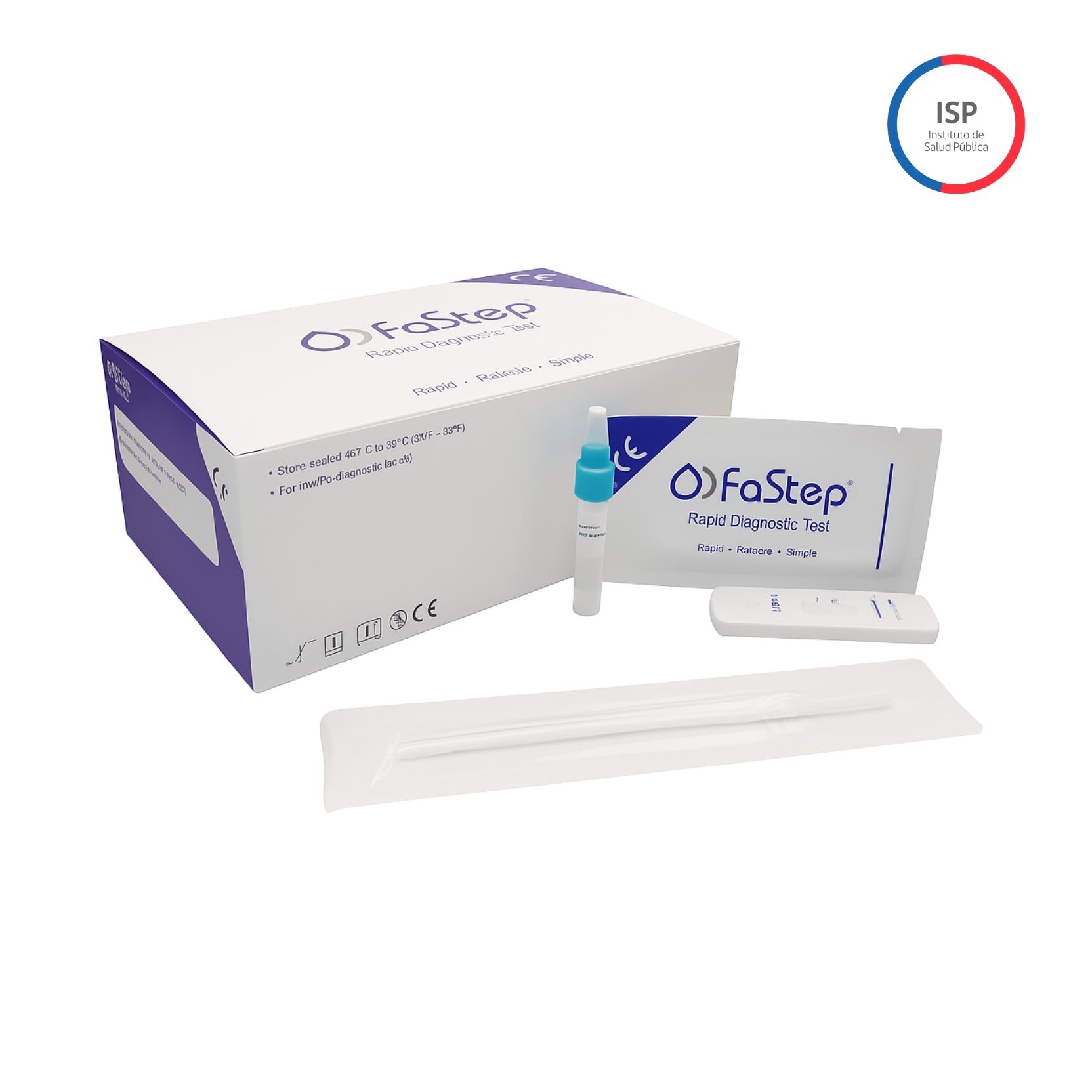 Kit 20 Test COVID-19 Antígeno Nasal - Registro Sanitario DMDIV - RapidTest Chile