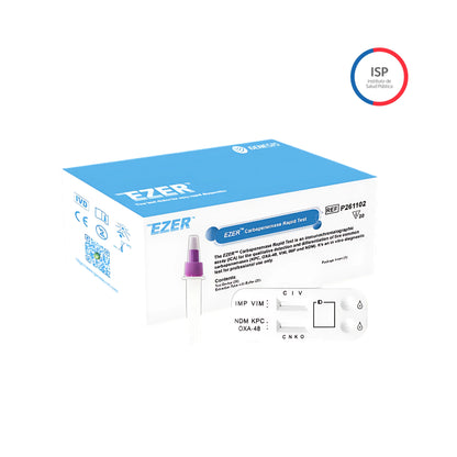 Kit 20 Test Carbapenemasas en Cultivo - Presentación del producto - RapidTest Chile