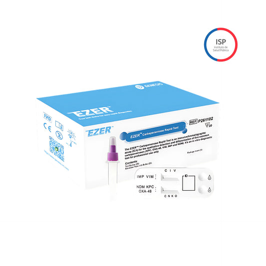 Kit 20 Test Carbapenemasas en Cultivo - Presentación del producto - RapidTest Chile