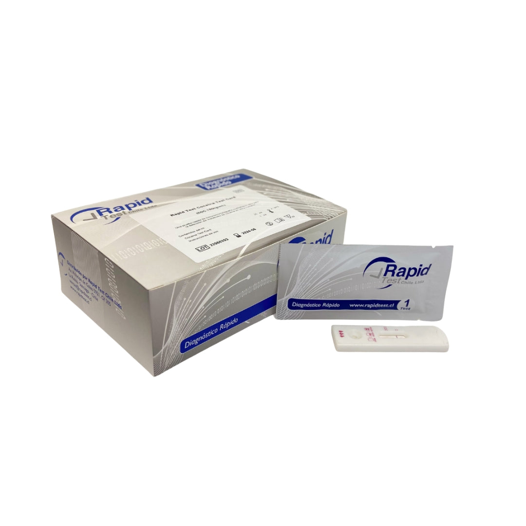 Kit 25 Test Cocaína en Orina - Presentación del producto - RapidTest Chile