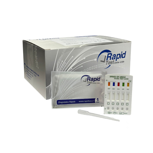 Kit 25 Test Multi 5 Drogas con Gotario - Orina