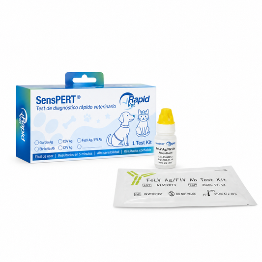 Test Inmunodeficiencia + Leucemia Felina - Sangre