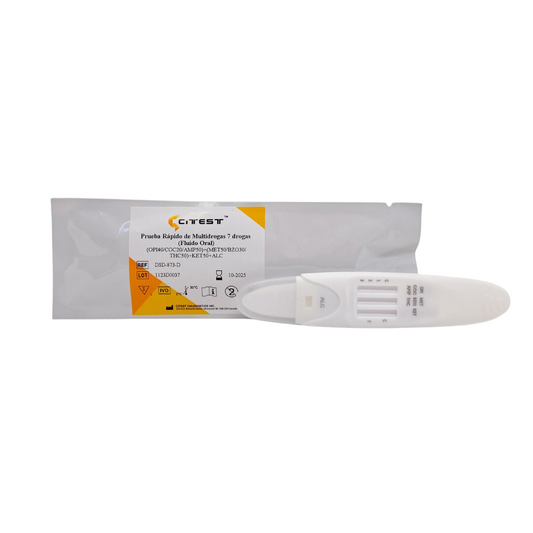 TEST MULTI 7 DROGAS + ALCOHOL EN SALIVA