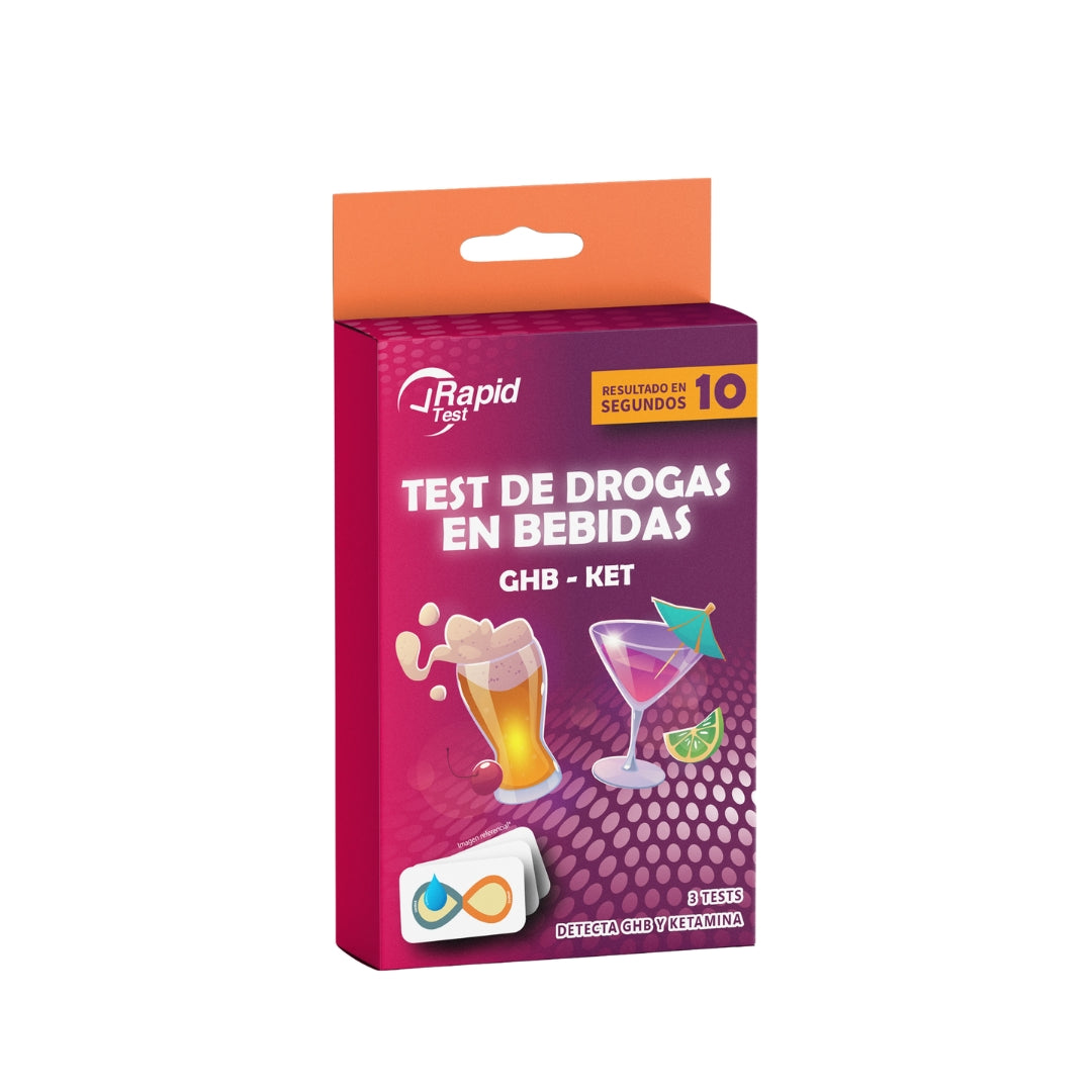 Test Drogas en Bebidas Tarjeta - Presentación del producto - RapidTest Chile