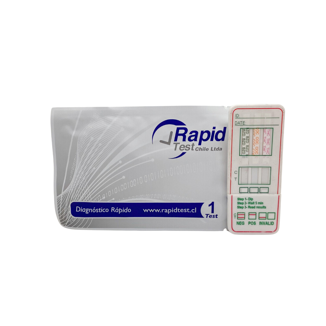 Test Multi 3 Drogas en Orina - Presentación del producto - RapidTest Chile