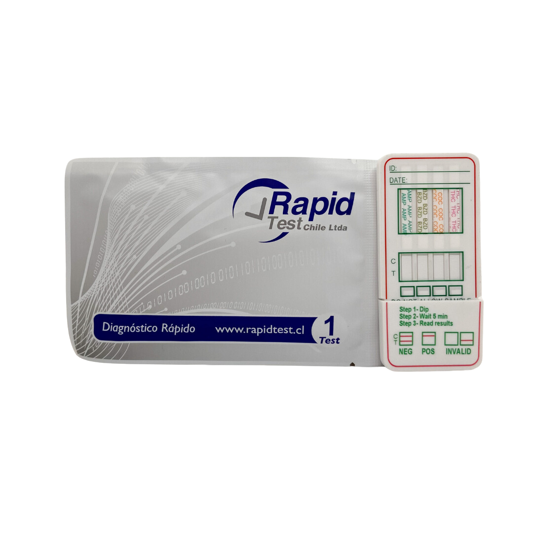 Test Multi 4 Drogas en Orina - Presentación del producto - RapidTest Chile