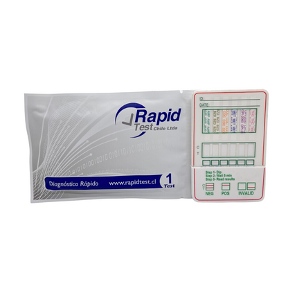 Test Multi 6 Drogas en Orina - Presentación del producto - RapidTest Chile