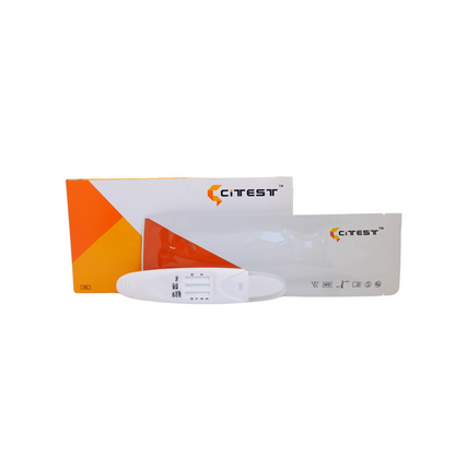 Test Multi 6 Drogas en Saliva - Vista frontal del cassette - RapidTest Chile