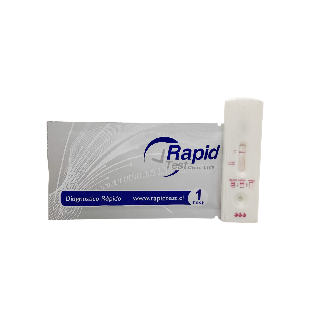 Test de Cocaína en Orina - Presentación del producto - RapidTest Chile