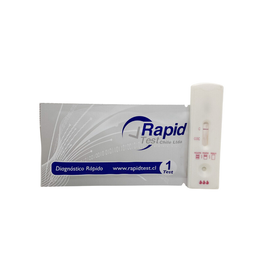 Test de Cocaína en Orina - Presentación del producto - RapidTest Chile